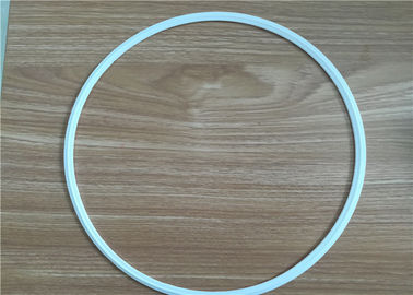 বিশুদ্ধ PTFE ফ্ল্যাট ধাবক ব্যাকআপ রিং / যান্ত্রিক হোয়াইট Teflon সীল রিং পাম্প অংশ