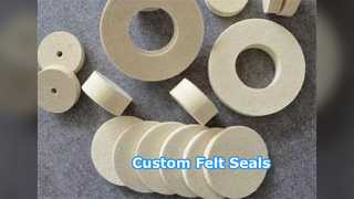 উল অনুভূত gaskets কাস্টম তেল সীল