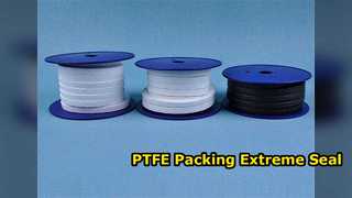 বিশুদ্ধ PTFE প্যাকিং তাপ নিরোধক কম্প্রেশন প্রতিরোধের